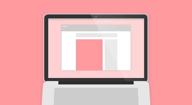 網頁版面重心權衡