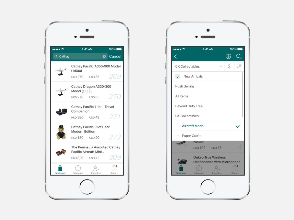 Optimising Inflight Catalogue User Interface at Cathay Pacific